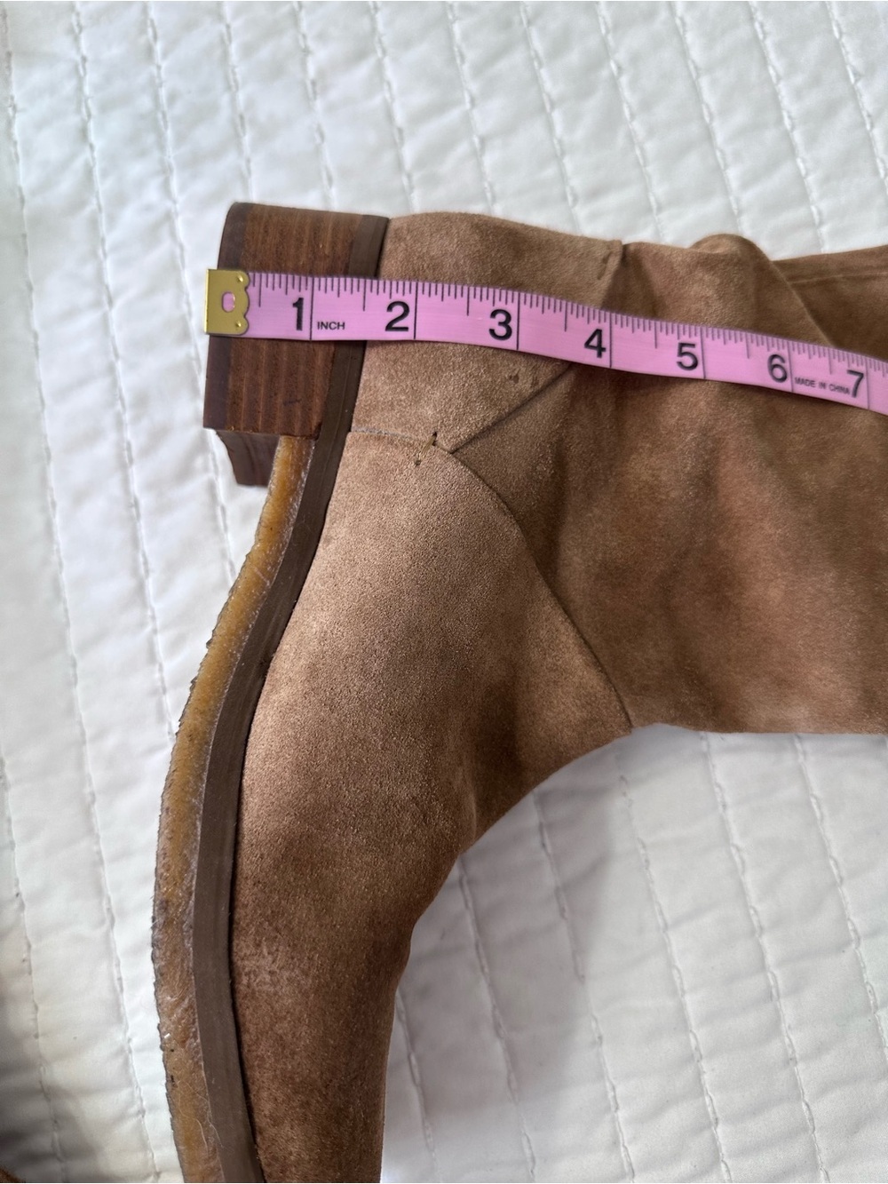 See by Chloé Jona Slouchy Cognac Suede Over-the-Knee Slouch Boots Size 39 or 8 - Picture 8 of 13